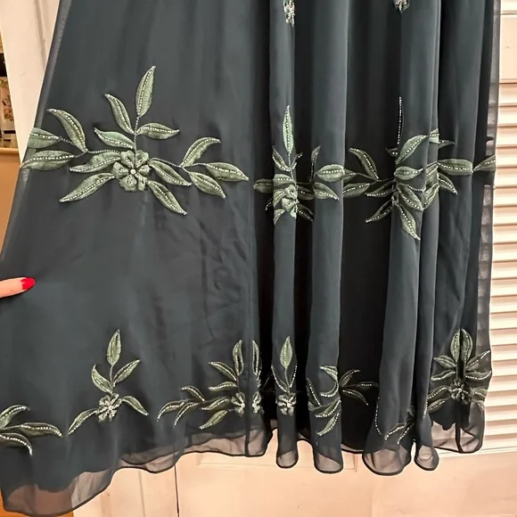 BHLDN Belize dress in green - Picture 9 of 16